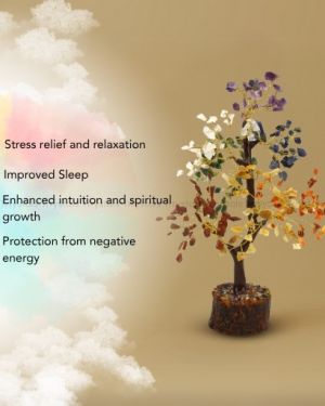 Seven Chakra Crystal Tree
