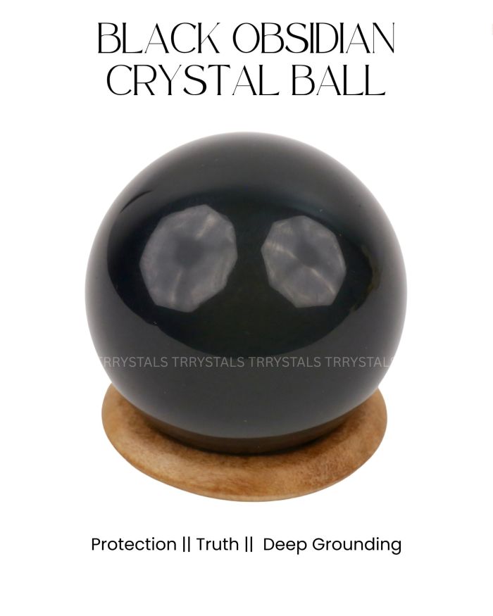 Black Obsidian Crystal Ball